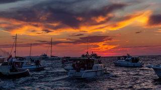 Veličanstven doček četvorice zadarskih Vatrenih od Gradskog mosta do Foruma
