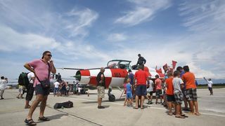 Dan otvorenih vrata Zračne baze Zemunik 5. kolovoza 2014., Foto: Filip Brala/PIXSELL