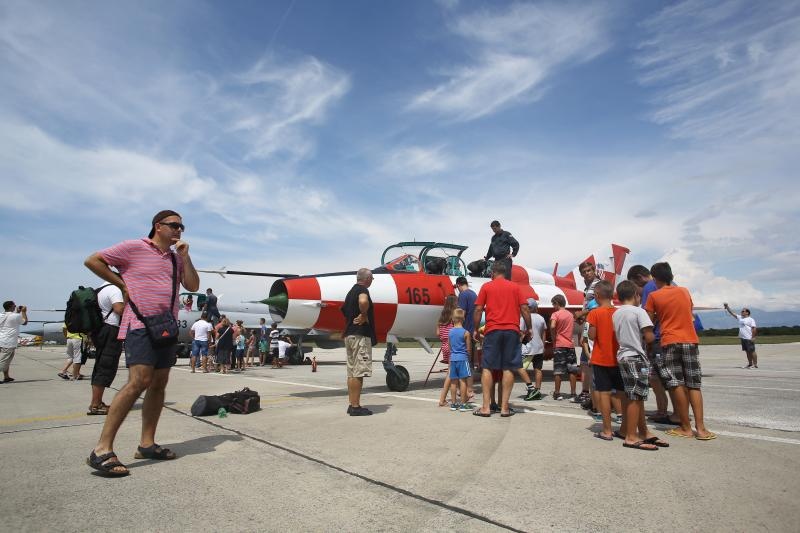 Dan otvorenih vrata Zračne baze Zemunik 5. kolovoza 2014., Foto: Filip Brala/PIXSELL