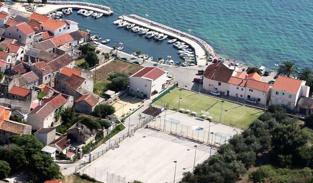 Zadar – Zračne snimke – Diklo, Taverna, Igralište (foto: Marin Gospić)