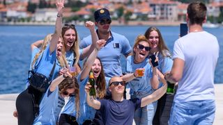 Zadarski maturanti obilježili kraj škole na rivi