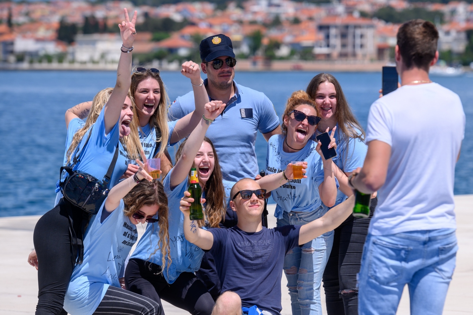 Zadarski maturanti obilježili kraj škole na rivi