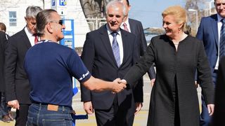 Predsjednica Kolinda Grabar Kitarović na svečanoj sjednici županijske skupštine, foto: Dino Stanin/PIXSELL
