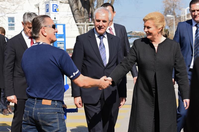 Predsjednica Kolinda Grabar Kitarović na svečanoj sjednici županijske skupštine, foto: Dino Stanin/PIXSELL