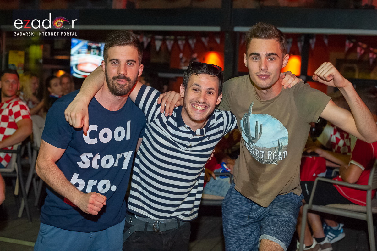 Zadar je gorio: Velika fešta nakon plasmana Vatrenih u finale Svjetskog prvenstva