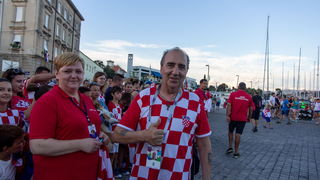 Veličanstven doček četvorice zadarskih Vatrenih od Gradskog mosta do Foruma