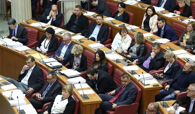 Zastupnici su se posljednji put u ovom sazivu okupili na glasovanju. Photo: Patrik Macek/PIXSELL