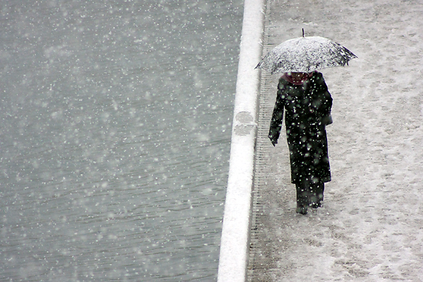 Snijeg u Zadru, 17. prosinca 2009, Foto: Saša Čuka