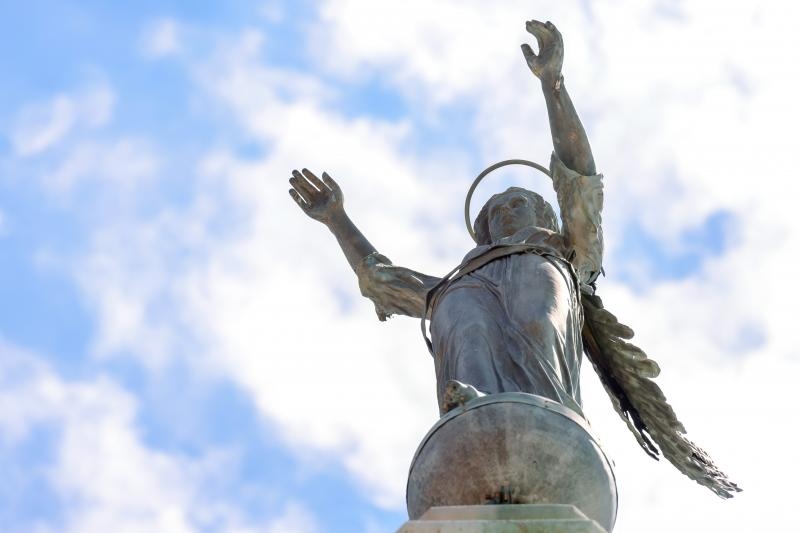 Pogled sa zvonika zadarske katedrale sv. Stošije, Foto: Dino Stanin/PIXSELL