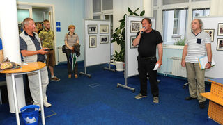 Zadar, 4.6.2012. snimio: Nenad Marčev
Izložba Petra Goića
Gradska knjižnica Zadar Zadar, 4.6.2012. snimio: Nenad Marčev
Izložba Petra Goića
Gradska knjižnica Zadar