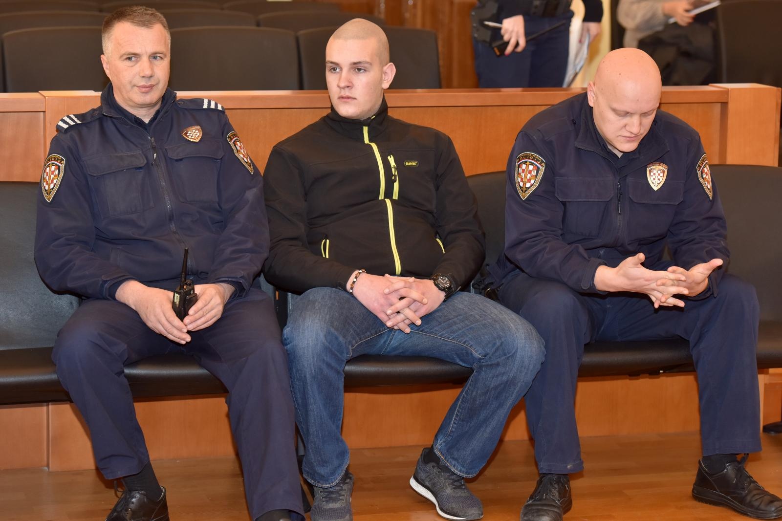 Suđenje Tinu Šunjergi na Županijskom sudu u Zadru