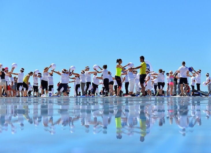 Stotinu vježbača na jutarnjem treningu Aktivne Hrvatske pozdravilo sunce Stotinu vježbača na jutarnjem treningu Aktivne Hrvatske pozdravilo sunce