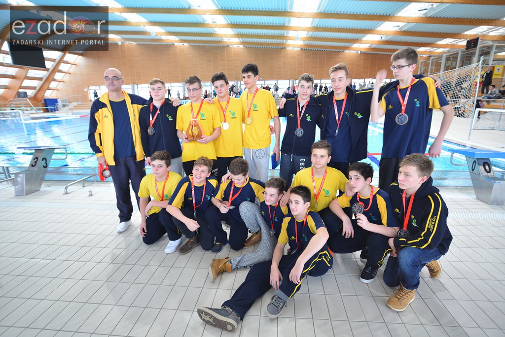 Kadeti Vaterpolo kluba Zadar 1952 viceprvaci Hrvatske!