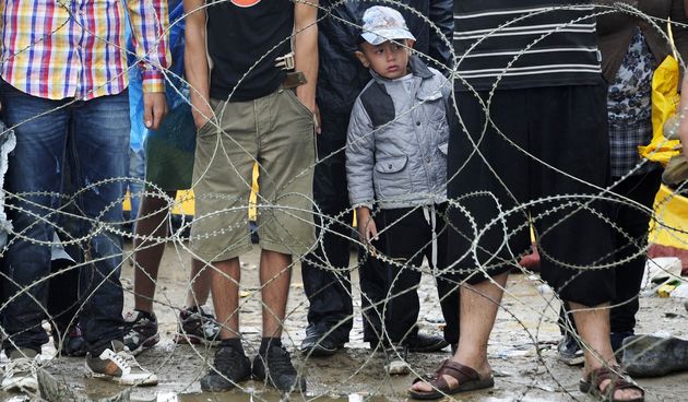 Kaos u Makedoniji: Izbjeglice probile kordon na granici,  Izvor: TANJUG/Tanja Valič