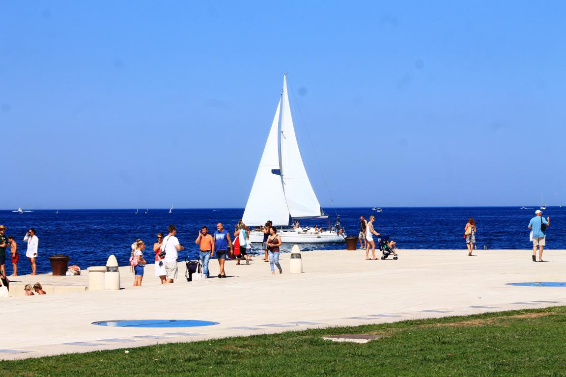 Đir po zadarskoj rivi 25. kolovoza 2016.