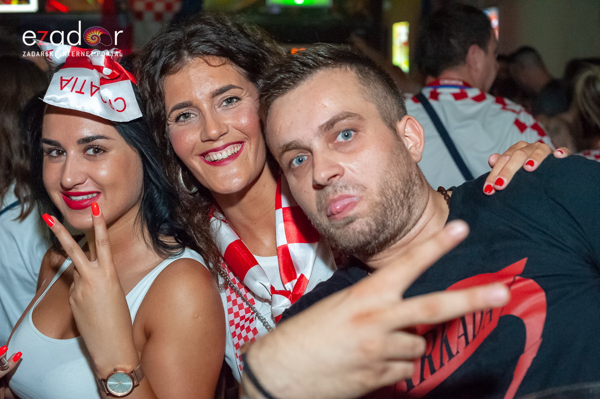 Zadar je gorio: Velika fešta nakon plasmana Vatrenih u finale Svjetskog prvenstva