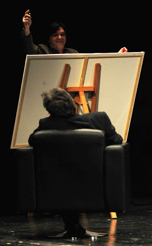 Predstava “Art” u HNK Zadar, foto: Nenad Marčev Predstava “Art” u HNK Zadar, foto: Nenad Marčev