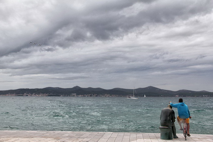 Krila oluje nad zadarskom rivom 11. listopada 2013. Foto: Iva Perinčić Krila oluje nad zadarskom rivom 11. listopada 2013. Foto: Iva Perinčić