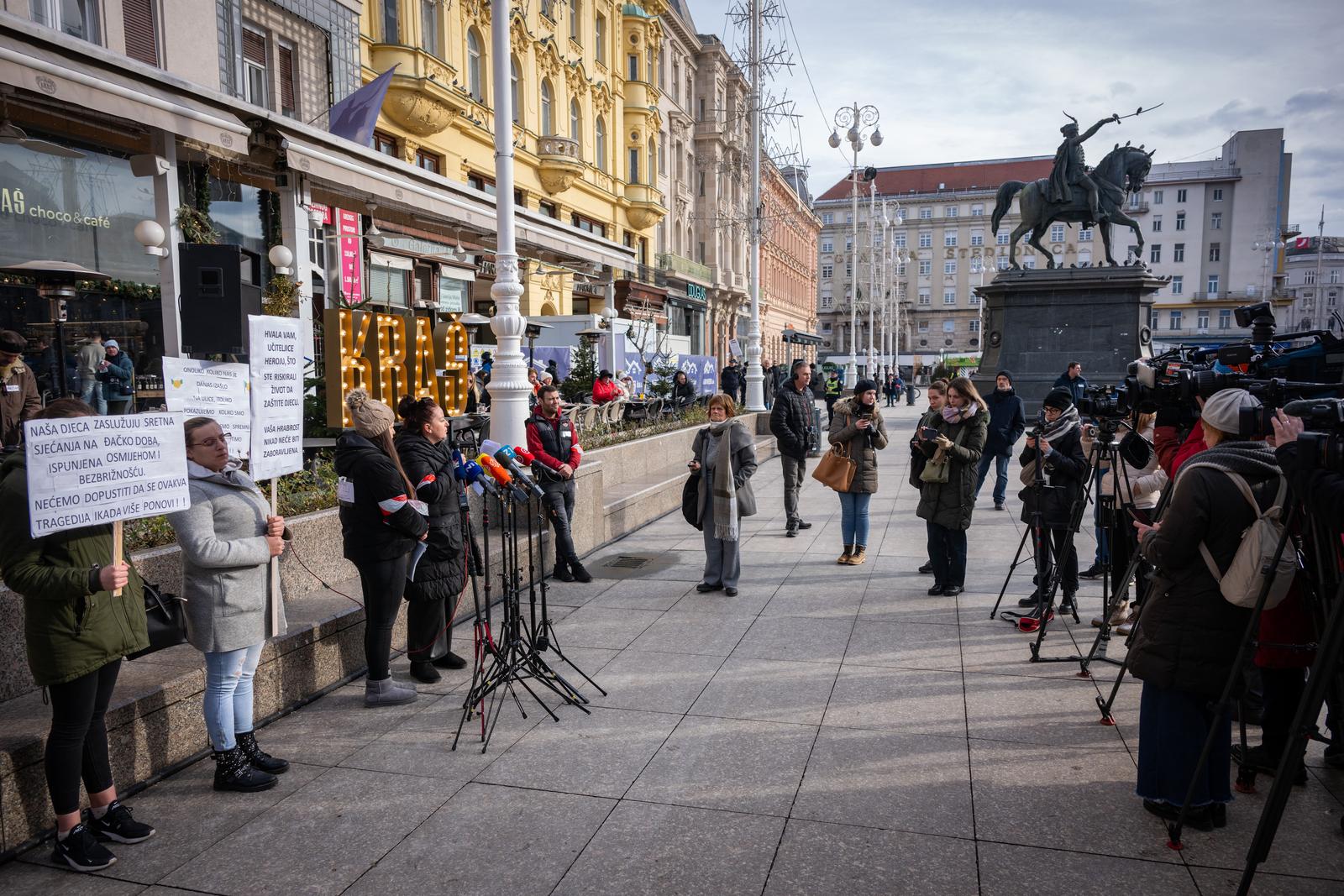 Održan prosvjed za zaštitu i sigurnost odgojno-obrazovnih ustanova