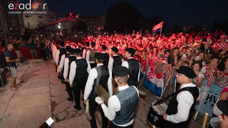 Veličanstven doček četvorice zadarskih Vatrenih