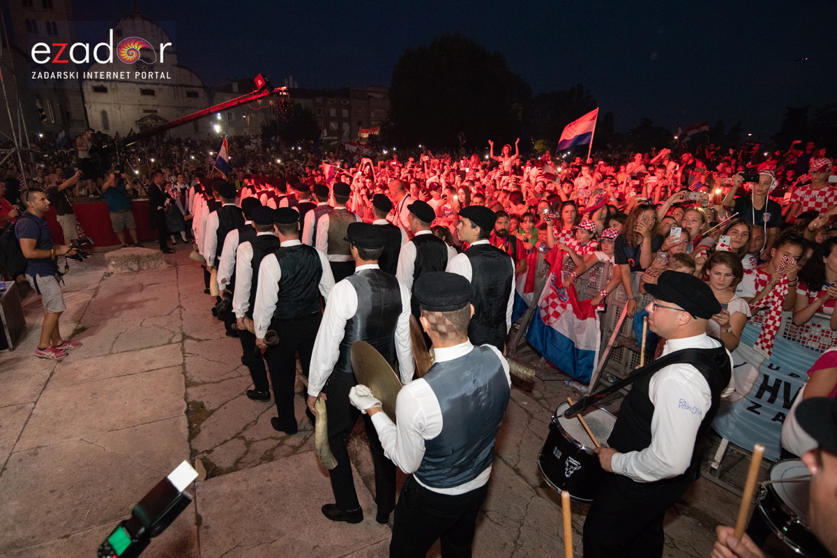 Veličanstven doček četvorice zadarskih Vatrenih