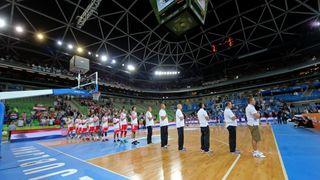 Ljubljana, Arena Stozice – Europsko prvenstvo u kosarci Eurobasket Slovenia 2013.Drugi krug, grupa F. Hrvatska – Finska 88-63. Photo: Igor Kralj/PIXSELL Ljubljana, Arena Stozice – Europsko prvenstvo u kosarci Eurobasket Slovenia 2013.Drugi krug, grupa F. Hrvatska – Finska 88-63. Photo: Igor Kralj/PIXSELL