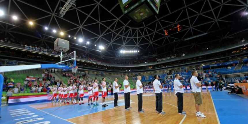 Ljubljana, Arena Stozice – Europsko prvenstvo u kosarci Eurobasket Slovenia 2013.Drugi krug, grupa F. Hrvatska – Finska 88-63. Photo: Igor Kralj/PIXSELL Ljubljana, Arena Stozice – Europsko prvenstvo u kosarci Eurobasket Slovenia 2013.Drugi krug, grupa F. Hrvatska – Finska 88-63. Photo: Igor Kralj/PIXSELL