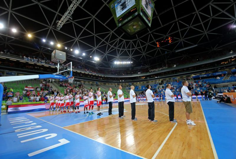 Ljubljana, Arena Stozice – Europsko prvenstvo u kosarci Eurobasket Slovenia 2013.Drugi krug, grupa F. Hrvatska – Finska 88-63. Photo: Igor Kralj/PIXSELL Ljubljana, Arena Stozice – Europsko prvenstvo u kosarci Eurobasket Slovenia 2013.Drugi krug, grupa F. Hrvatska – Finska 88-63. Photo: Igor Kralj/PIXSELL