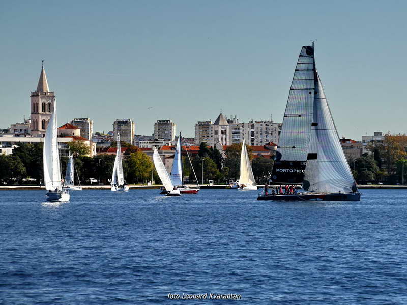 Zadarska Koka 2016. gledana s mora. Foto: Leonard Kvarantan Zadarska Koka 2016. gledana s mora. Foto: Leonard Kvarantan