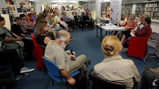 Zagreb: Ivana Bodrožić i finska autorica Johanna Holmstrom na Festivalu svjetske književnosti Zagreb: Ivana Bodrožić i finska autorica Johanna Holmstrom na Festivalu svjetske književnosti