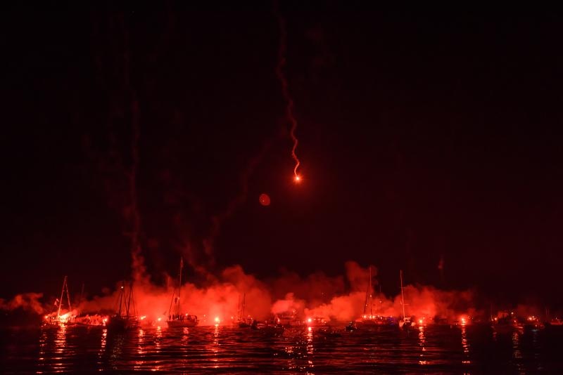 Veličanstveni doček zadarskih zlatnih olimpijaca Šime Fantele i Igora Marenića na zadarskoj rivi uz Morske orgulje i Pozdrav suncu. Photo: Dino Stanin/PIXSELL Veličanstveni doček zadarskih zlatnih olimpijaca Šime Fantele i Igora Marenića na zadarskoj rivi uz Morske orgulje i Pozdrav suncu. Photo: Dino Stanin/PIXSELL