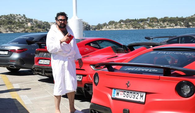 Šibenik: Sportski automobili u sklopu projekta “Pink Wing” zaposjeli gradsku rivu