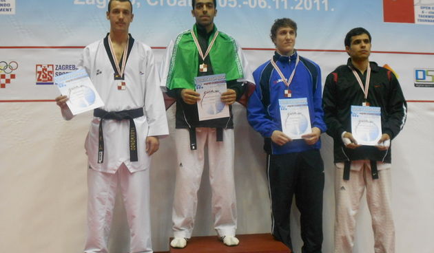 Nikola Bojo na probjedničkom postolju