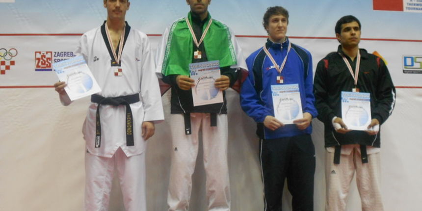 Nikola Bojo na probjedničkom postolju