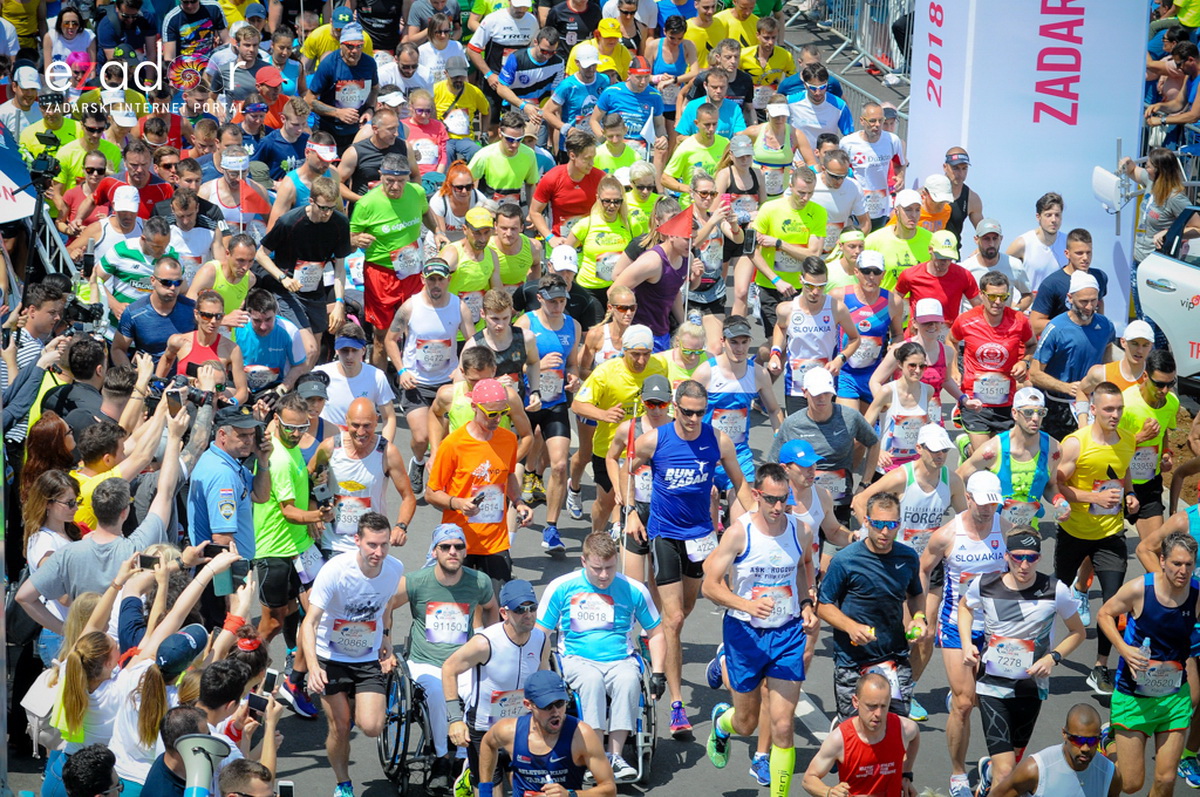 Start utrke Wings for Life World Run Zadar 2018.