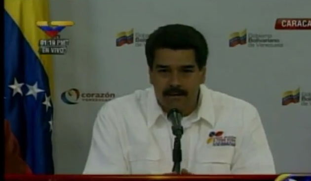 Nicolas Maduro, screenshot