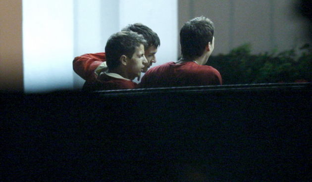 Rovinj, Funtana, 091009.

Pripreme nogometne reprezentacije  za kvalifikacijski susret sa Kazahstanom za SP 2010 u Juznoj Africi. 

Hrvatski reprezentativci u vecernjem izlasku u tridesetak kilometara udaljenom mjestu Funtana u konobi  More. Izlazak je tr