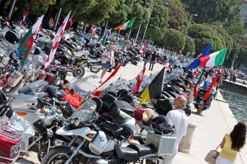 Susret bikera u Zadru (foto: Marin Gospić)