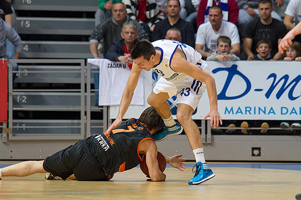 A-1 liga za prvaka, 4. kolo: KK Zadar – GKK Šibenik 101-64, Foto: Kristijan Orlić A-1 liga za prvaka, 4. kolo: KK Zadar – GKK Šibenik 101-64, Foto: Kristijan Orlić