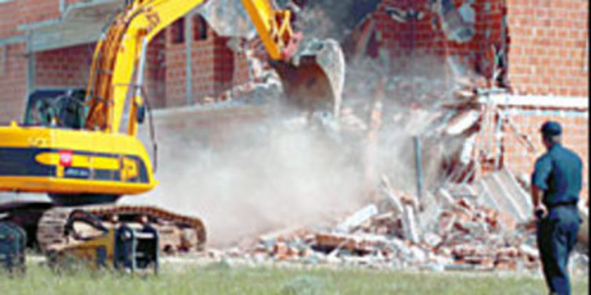 ezadar, bespravna gradnja, rušenje ezadar, bespravna gradnja, rušenje