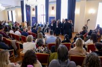 Rektor Sveučilišta u Zadru prof. dr. sc. Josip Faričić dodijelio je nagrade najboljim studentima, sportašima te akademskim i administrativnim djelatnicima. Rektor Sveučilišta u Zadru prof. dr. sc. Josip Faričić dodijelio je nagrade najboljim studentima, sportašima te akademskim i administrativnim djelatnicima.