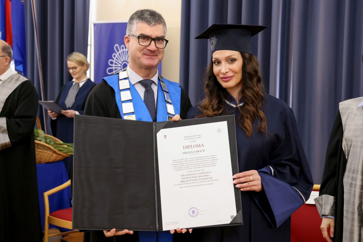 Svečana promocija doktora znanosti na Sveučilištu u Zadru