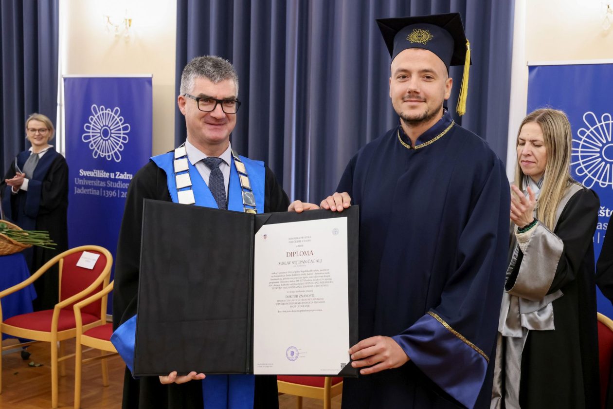 Svečana promocija doktora znanosti na Sveučilištu u Zadru