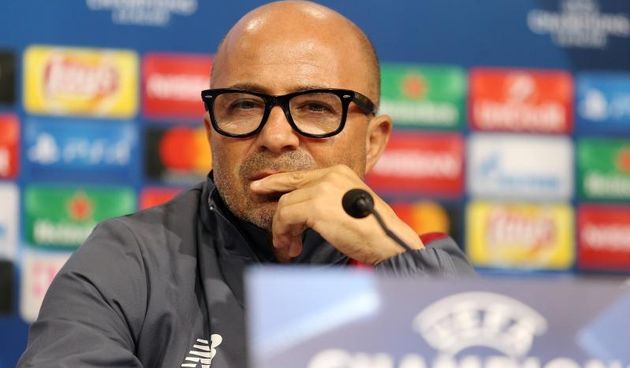 Zagreb – Konferencija za medije FC Sevilla uoci utakmice Lige prvaka s GNK Dinamo. Trener Seville Jorge Sampaoli. Photo: Dalibor Urukalovic/PIXSELL