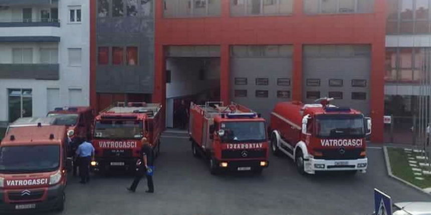 Vatrogasne postrojbe iz Slavonije i Baranje krenule na ispomoć u Benkovac