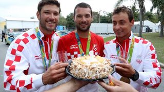 Rioe de Janeiro. Olimpijski prvaci u klasi 470, Šime Fantela i Igor Marenić. Photo. Igor Kralj/PIXSELL Rioe de Janeiro. Olimpijski prvaci u klasi 470, Šime Fantela i Igor Marenić. Photo. Igor Kralj/PIXSELL