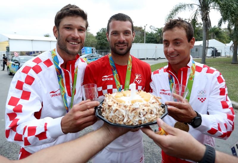 Rioe de Janeiro. Olimpijski prvaci u klasi 470, Šime Fantela i Igor Marenić. Photo. Igor Kralj/PIXSELL Rioe de Janeiro. Olimpijski prvaci u klasi 470, Šime Fantela i Igor Marenić. Photo. Igor Kralj/PIXSELL