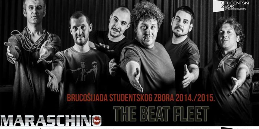 Brucošijada studentskog zbora: The Beat Fleet @ Maraschino bar, foto: Facebook Brucošijada studentskog zbora: The Beat Fleet @ Maraschino bar, foto: Facebook
