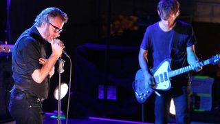 U sklopu prvog izdanja SuperUho Festivala na sibenskoj tvrdjavi sv Mihovila, na ljetnoj pozornici koncert je odrzao rock bend The National. Photo: Dusko Jaramaz/PIXSELL