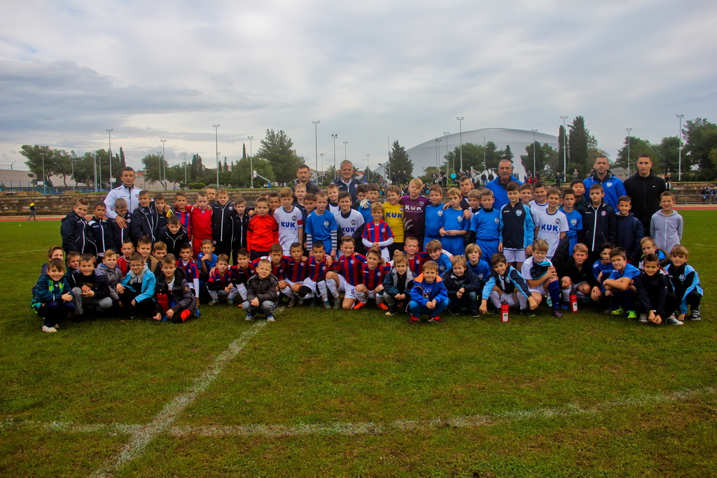 Nogometno druženje tića Zare i splitskog Hajduka